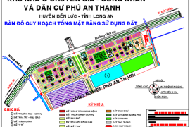 Vị trí Khu Nhà ở Chuyên Gia - Công Nhân và Dân Cư Phú An Thạnh